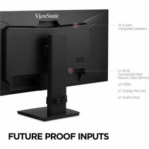 ViewSonic Value VA3456-MHDJ 34 Zoll Class UWQHD LED-Monitor - 21:9 Format - Schwarz - 86,6 cm (34,1 Zoll) Viewable - IPS-T