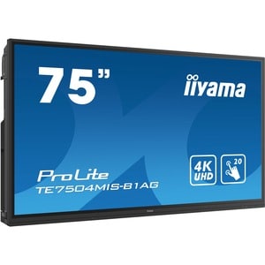 iiyama ProLite TE7504MIS-B1AG 190,5 cm (75 Zoll) LCD Digital-Signage-Display - 24 Stunden/7 Tage Betrieb - IPS-Technologie