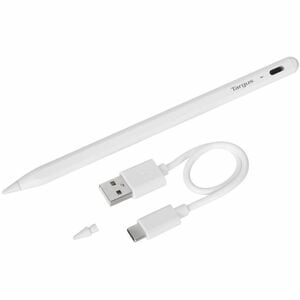 Targus AMM174AMGL Stylus - Kapazitiv Unterstützter Touchscreen-Typ - 1,70 mm - Aktiv - Ersetzbare Stylus-Spitze - Weiß - T