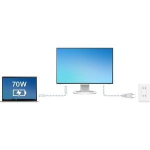 EIZO FlexScan EV2485-WT LED display 61,2 cm (24.1") 1920 x 1200 Pixel WUXGA Weiß