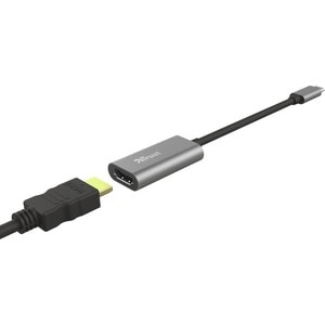 Trust Dalyx USB-Typ C Docking Station für Notebook/Tablet/Monitor - 4K - 3840 x 2160 - 1 x USB-Anschlüsse - USB Typ C - 1 