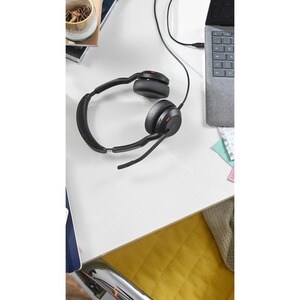 Jabra Evolve2 50 Kabel/Kabellos Auf den Ohren Stereo Headset - Binaural - Ohraufliegend - 20 Hz bis 20 kHz Frequenzgang - 