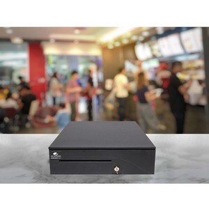 S100 DRAWER 16X16 BLK 24V 5BILL 5COIN TILL CABLE REQ