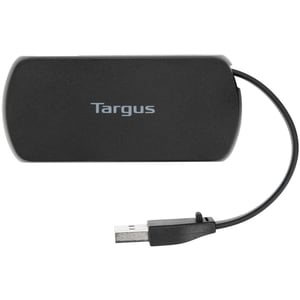 Targus ACH114EU USB-Hub - USB - Extern - Schwarz - 4 Total USB Port(s) - 4 USB 2.0 Port(s) - PC, Mac