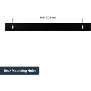 StarTech.com 1 HE 19" Patchpanel Halteung mit Scharnier zur Wandmontage - max. 8 kg Traglast - 1