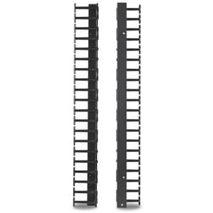APC by Schneider Electric AR7721 Kabelbündler - Schwarz - 2 Stück Paket - TAA-konform - Kabelmanager - 42U Rack Height