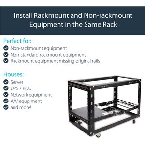 1 HE Universal Server Rack Schienen, TAA-konforme Server Montageschienen mit einstellbarer Tiefe, 19" Rack Mount Schienen 
