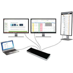 StarTech.com Station d'Accueil USB 3.0 à 3 Écrans avec 2x 4K DisplayPort, HDMI - Docking Station/Hub USB-A à 5 Ports (1x F