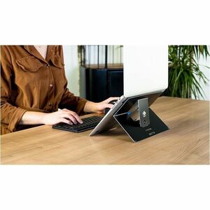 R-Go Riser Support pour ordinateur portable à fixer - noir