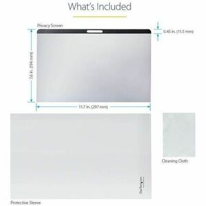StarTech.com PRIVSCNMAC13 13-Zoll-Blickschutzfolie - Matt/Glänzend - privacy filter - MacBook Pro - für 33 cm (13 Zoll) Wi