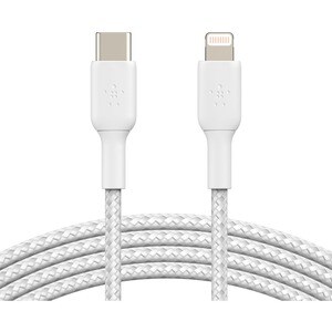 Belkin BoostCharge 2,01 m Lightning/USB-C Datentransferkabel - Cable for iPad, iPad Pro, iPad mini, iPad Air, iPhone - Weiß