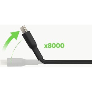 Belkin BoostCharge 2,01 m USB-C Datentransferkabel - 1 Pack - Cable for Smartphone, Tablet, Notebook, AirPods Pro, iPad Ai