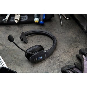 BlueParrott B450-XT BPB-45020 Kabellos Kopfbügel Mono Headset - Monaural - Ohraufliegend - 150 Hz bis 6,80 kHz Frequenzgan