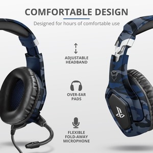 Trust Gaming Forze 488 Kabel Kopfbügel Stereo Gaming Headset - Blau - Binaural - Ohrumschließend - 20 Hz bis 20 kHz Freque