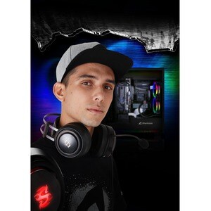SKILLER SGH30 Kabel Kopfbügel Stereo - Schwarz - Binaural - Ohrumschließend - 20 Hz bis 20 kHz Frequenzgang - 240 cm Kabel