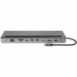 Belkin Connect USB-Typ C Docking Station für Notebook/Tablet-PC/Monitor - Ladefunktion - Speicherkartenleser - SD, microSD
