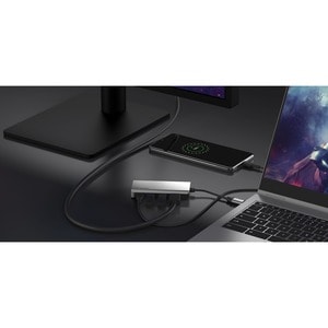 Belkin Connect USB-Typ C Docking Station - Ladefunktion - 4K - 3840 x 2160 - 2 x USB-Anschlüsse - 2 x USB 3.0 - 2 x USB Ty