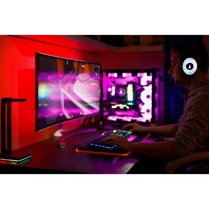 SUREFIRE Silent Flight RGB-680 Gaming-Mauspad - 3 mm x 680 mm x 280 mm Abmessung - Polyester, Naturkautschuk - Rutschfest,