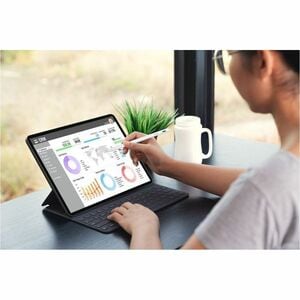 Targus AMM174AMGL Stylus - Kapazitiv Unterstützter Touchscreen-Typ - 1,70 mm - Aktiv - Ersetzbare Stylus-Spitze - Weiß - T