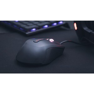 CHERRY MC 2.1 Gaming-Maus - USB 2.0 - Optisch - 5 Taste(n) - 2 Programmable Button(s) - Schwarz - Kabel - 5000 dpi Auflösu