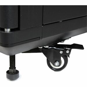 StarTech.com Armoire Rack AV 12U - Armoire Réseau avec Porte Vitrée - Profondeur 73,7cm, Jusqu'à Max. 800kg, avec Roulette