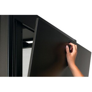 NETSHELTER SX 42U/600MM/1200MM ENCL ROOF SIDES BLK CUST PAYS FRT