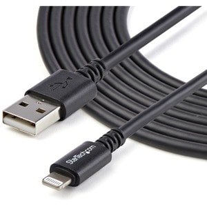 StarTech.com Câble Apple® Lightning™ vers USB pour iPhone, iPod, iPad - 3 m Noir - 1er bout: USB - 2e bout: 8-pin Lightnin