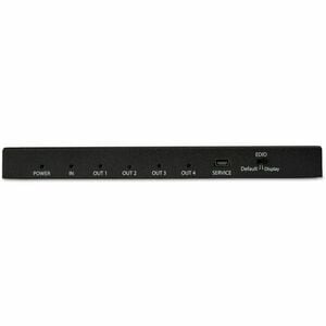 StarTech.com 4 Port HDMI Splitter - 4K 60Hz - 1x2 HDMI Verteiler - HDR - ST124HD202 - 4096 x 2160 - 5 m Maximale Betriebsr