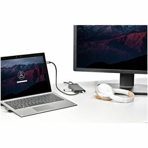 StarTech.com DKT30CHVAUSP Adaptateur multiport - USB Type-C vers HDMI / VGA - Câble hôte de 30 cm - Noir