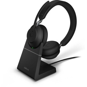 Jabra Evolve2 65 Link380 USB-A MS Stereo Headset - Schwarz - Kabellos - Ohraufliegend - Bluetooth