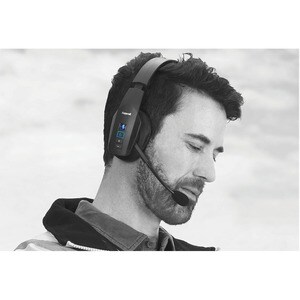 BlueParrott B450-XT BPB-45020 Kabellos Kopfbügel Mono Headset - Monaural - Ohraufliegend - 150 Hz bis 6,80 kHz Frequenzgan