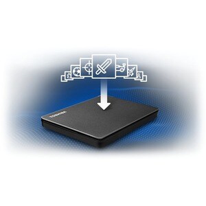 Toshiba Canvio Gaming tragbare Festplatte 2TB - Schwarz (Gen 1)
