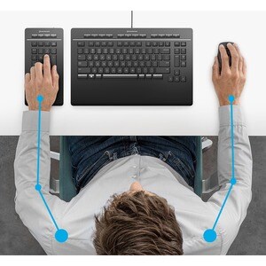 3DCONNEXION KEYBOARD PRO W/ NUMPAD USB CH (QWERTZ)
