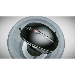 CHERRY MW 8C Advance Maus - Bluetooth/Radio-Frequenz - USB - Laser - 6 Taste(n) - Schwarz - 1 - Kabellos - 2,48 GHz - wied