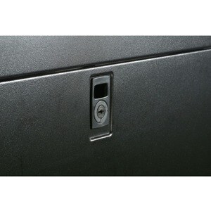 NETSHELTER SX 42U/600MM/1200MM ENCL ROOF SIDES BLK CUST PAYS FRT