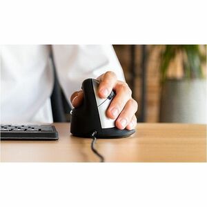 R-Go Tools HE Mouse Ergonomische Maus R-Go HE Break mit Pausensoftware, mittel (Handlänge 165-185mm), Linkshänder, Bluetoo