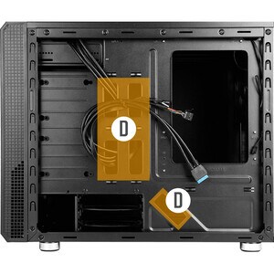 Boîtier d'ordinateur Antec P5 - Mini-tour - Acier, Plastique - 7 xBaie(s) - 2 x 120 mm, 140 mm xVentilateur(s) installé - 