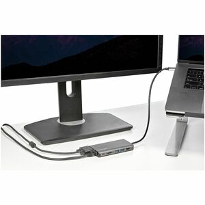 StarTech.com DKT30CHVAUSP Adaptateur multiport - USB Type-C vers HDMI / VGA - Câble hôte de 30 cm - Noir