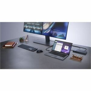 Station d'accueil Dell WD19S USB Type C pour Notebook - 130 W - 3.0 Écrans supportées - 4K, Full HD, QHD - 3840 x 2160 - 6
