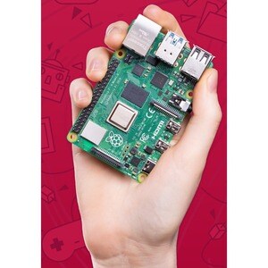 RASPBERRY PI 4B 8GB FULL KIT WITH RED / WHITE HOUSING