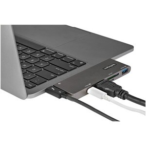 StarTech.com USB-C Multiport Adapter - USB-C auf 4K HDMI/PD/SD/USB - MacBook (DKT30CMHSDPD) - 1 Unterstützte Displays - 4K