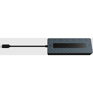 HP USB-Typ C Docking Station für Desktop PC/Notebook/Monitor - Schwarz - 2 Unterstützte Displays - 4K - 3840 x 2160 - 2 x 