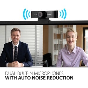 Webcam ViewSonic VB-CAM-001 - 2,1 Mégapixels - 30 fps - Noir - USB 2.0 - Vidéo 1920 x 1080 - 110° Angle - Microphone - Mon