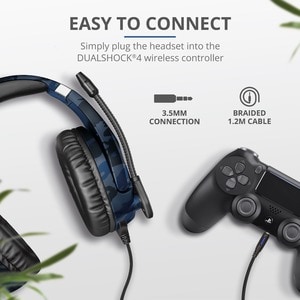 Trust Gaming Forze 488 Kabel Kopfbügel Stereo Gaming Headset - Blau - Binaural - Ohrumschließend - 20 Hz bis 20 kHz Freque