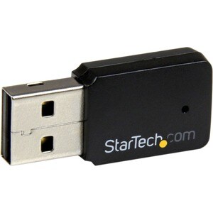 StarTech.com Mini adaptateur USB 2.0 réseau sans fil AC600 double bande - Clé USB WiFi 802.11ac 1T1R - USB 2.0 - 433 Mbit/