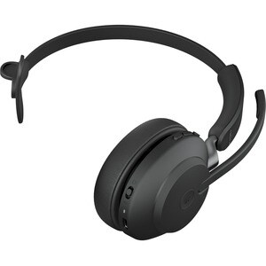 Jabra Evolve2 65 Link380 USB-A MS Mono Headset inkl. Ladestation - Schwarz - Kabellos - Ohraufliegend - Bluetooth