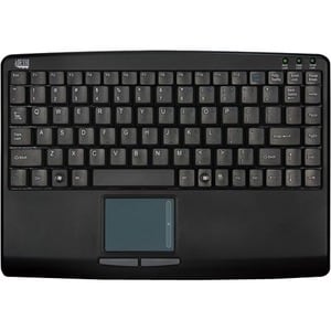 MINI USB KEYBOARD W/ TOUCH PAD CIRQUE GLIDEPOINT TECHNOLOGY BLACK