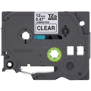Etikettenband P-touch TZE131 - 12,70 mm Breite - Glasklar - Fettbeständig, Schmutzabweisend, Temperaturbeständig - 1 Each