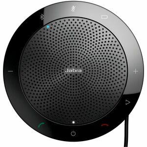 Jabra Speak 510+ MS Kabel/Kabellos Bluetooth Freisprecheinrichtung - Skype for Business - Schwarz - 4 Meeting Persons Capa