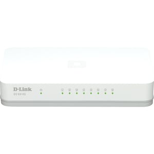 Commutateur Ethernet D-Link GO-SW-8G 8 Ports - Gigabit Ethernet - 10/100/1000Base-T - 2 Couche supportée - Paire torsadée 